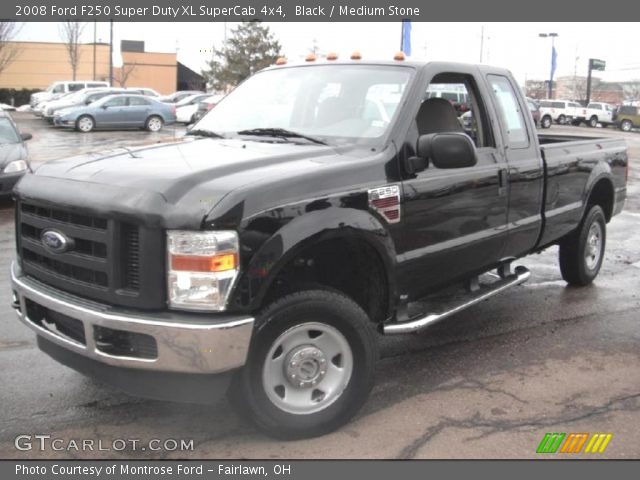 2008 Ford F250 Super Duty XL SuperCab 4x4 in Black