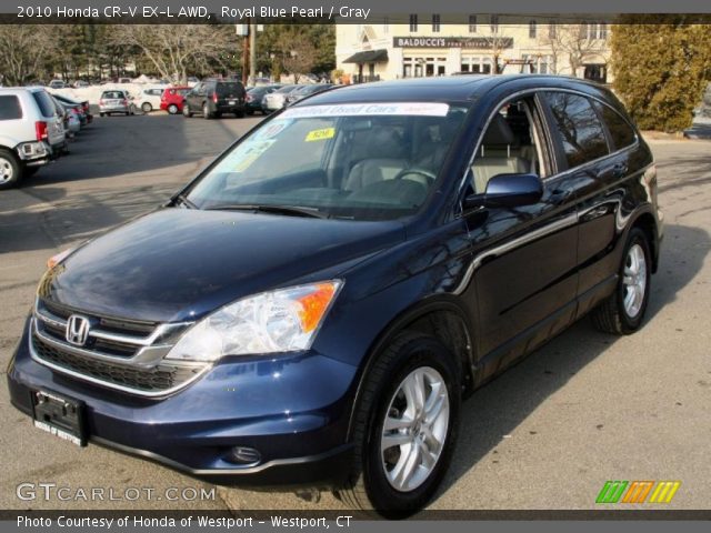 2010 Honda CR-V EX-L AWD in Royal Blue Pearl