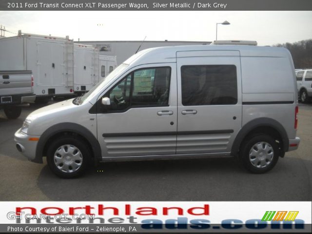 2011 Ford Transit Connect XLT Passenger Wagon in Silver Metallic