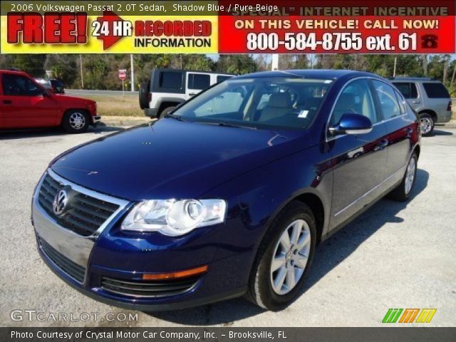 2006 Volkswagen Passat 2.0T Sedan in Shadow Blue