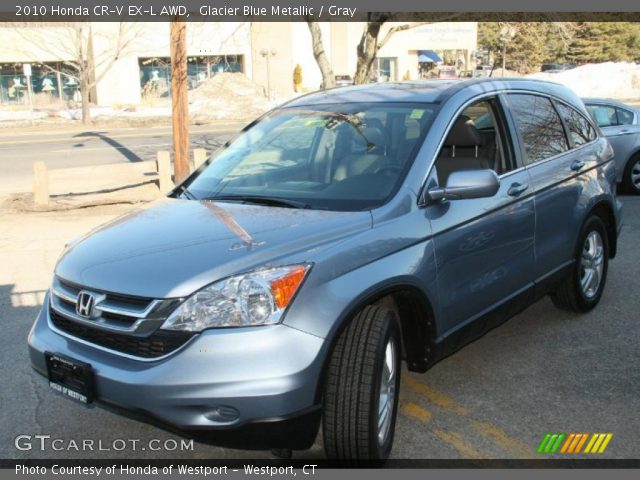 2010 Honda CR-V EX-L AWD in Glacier Blue Metallic