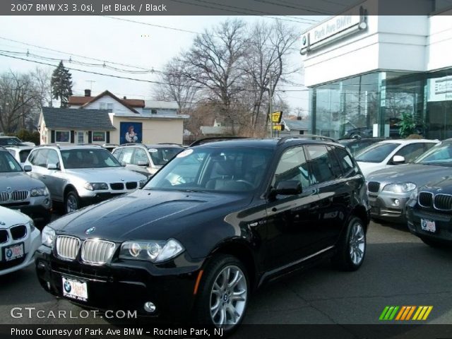 2007 BMW X3 3.0si in Jet Black