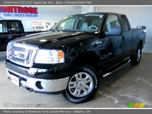 2008 Ford F150 XLT SuperCab 4x4 in Black