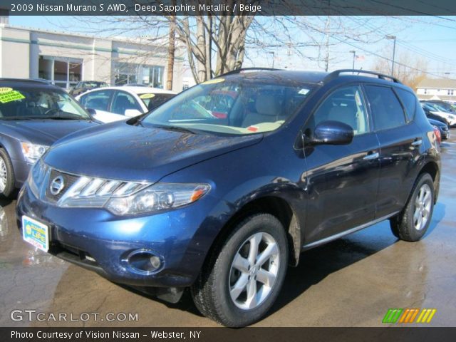 2009 Nissan Murano S AWD in Deep Sapphire Metallic