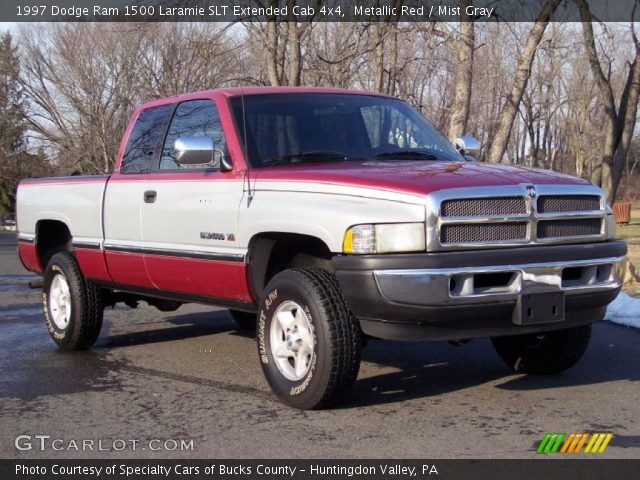 1997 Dodge Ram 1500 Laramie SLT Extended Cab 4x4 in Metallic Red