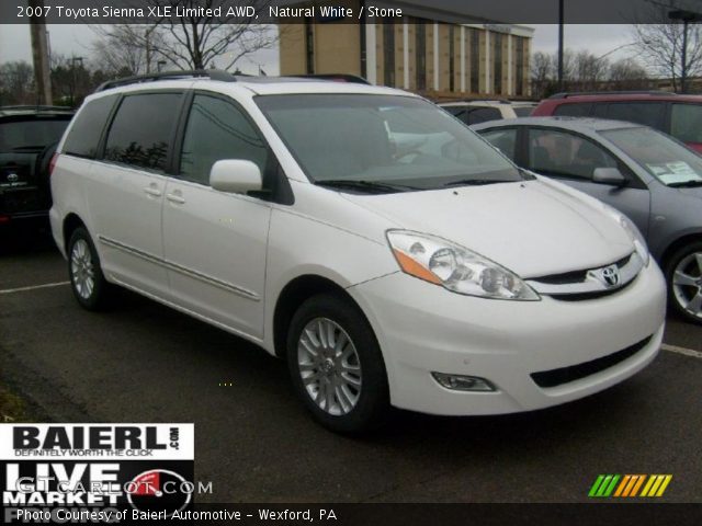2007 Toyota Sienna XLE Limited AWD in Natural White