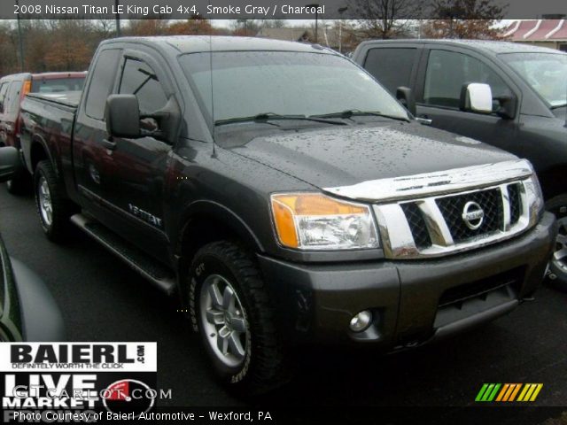 2008 Nissan Titan LE King Cab 4x4 in Smoke Gray