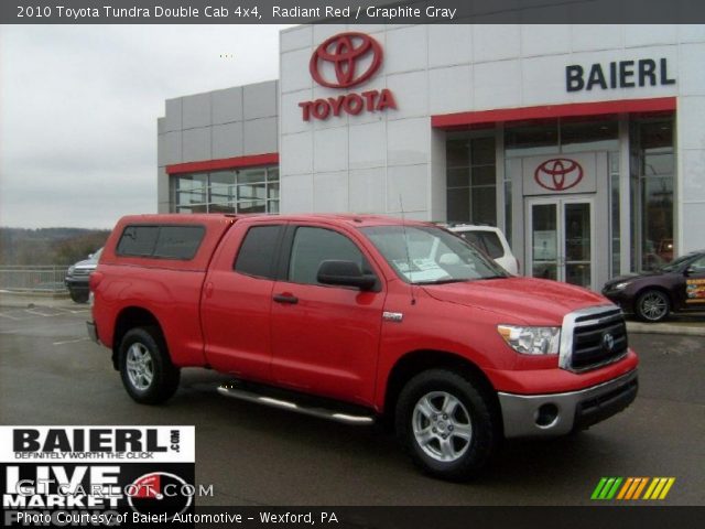 2010 Toyota Tundra Double Cab 4x4 in Radiant Red