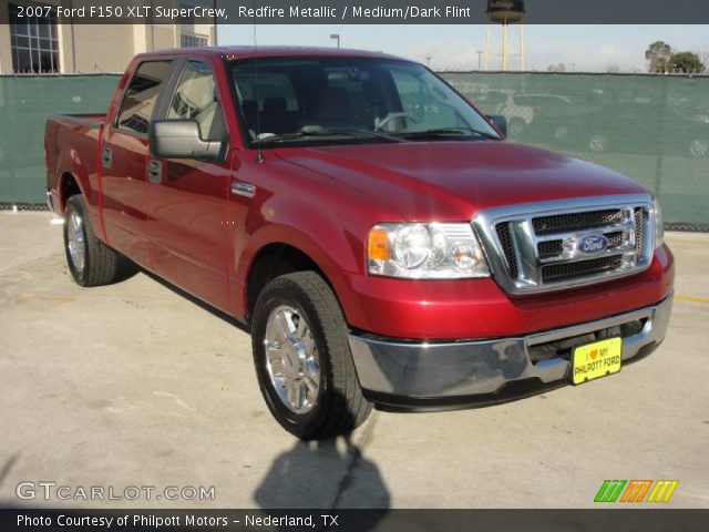 2007 Ford F150 XLT SuperCrew in Redfire Metallic