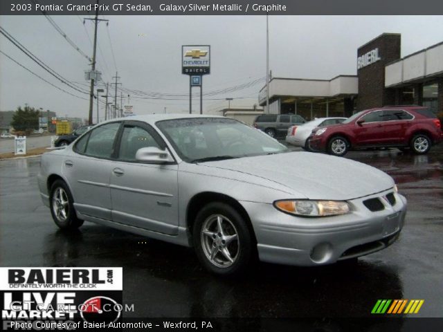 2003 Pontiac Grand Prix GT Sedan in Galaxy Silver Metallic