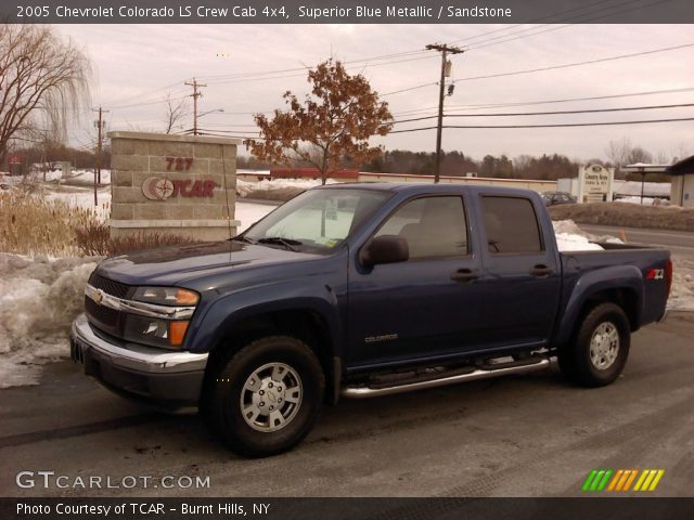 2005 Chevrolet Colorado LS Crew Cab 4x4 in Superior Blue Metallic