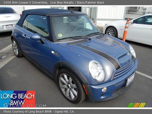2006 Mini Cooper S Convertible in Cool Blue Metallic