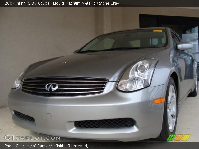 2007 Infiniti G 35 Coupe in Liquid Platinum Metallic