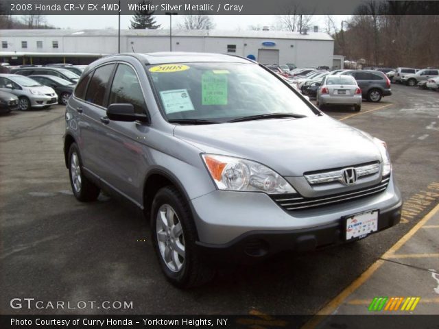 2008 Honda CR-V EX 4WD in Whistler Silver Metallic