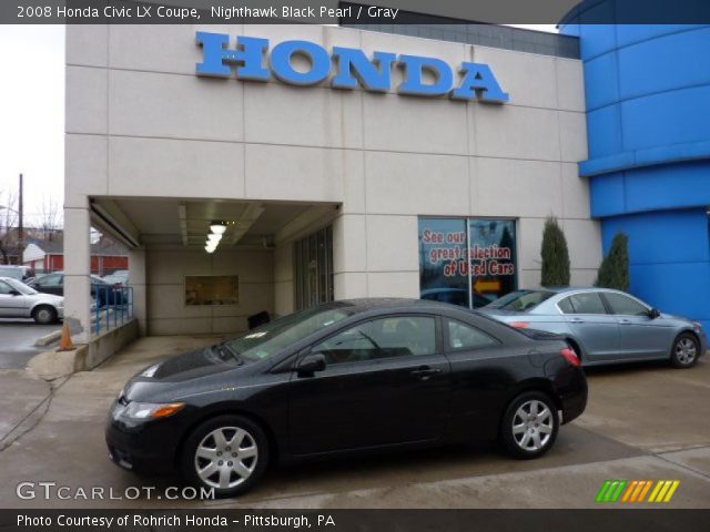 2008 Honda Civic LX Coupe in Nighthawk Black Pearl