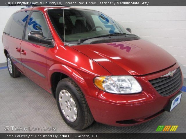 2004 Chrysler Town & Country LX in Inferno Red Tinted Pearlcoat