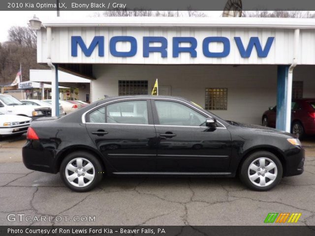 2010 Kia Optima LX in Ebony Black