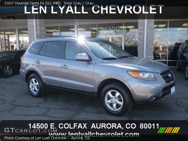 2007 Hyundai Santa Fe GLS 4WD in Steel Gray