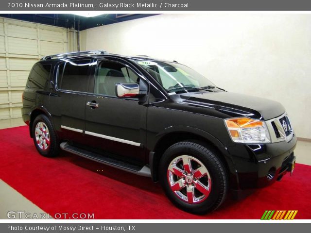2010 Nissan Armada Platinum in Galaxy Black Metallic