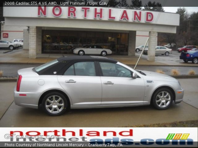 2008 Cadillac STS 4 V6 AWD in Light Platinum