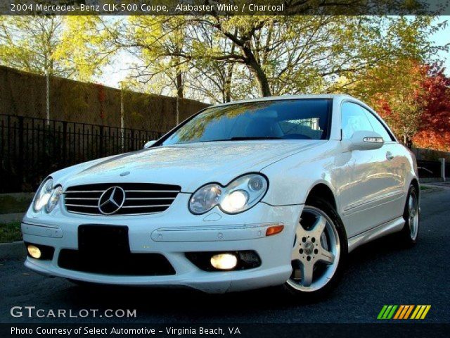 2004 Mercedes-Benz CLK 500 Coupe in Alabaster White