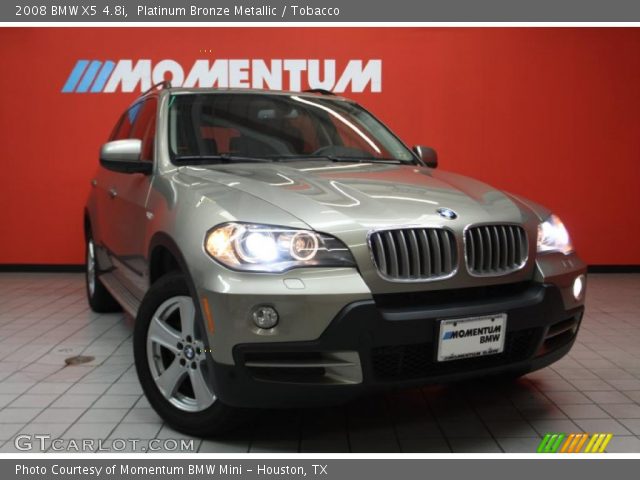 2008 BMW X5 4.8i in Platinum Bronze Metallic