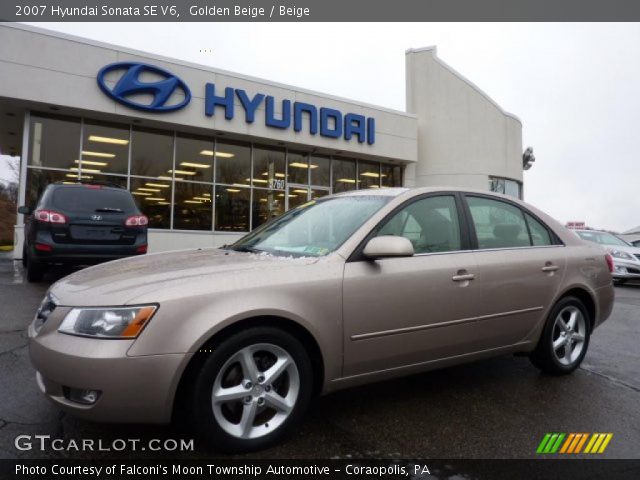 2007 Hyundai Sonata SE V6 in Golden Beige