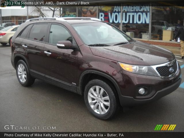 2011 Kia Sorento LX V6 AWD in Dark Cherry