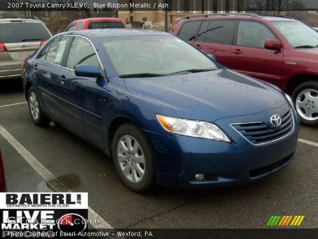 2007 Toyota Camry XLE V6 in Blue Ribbon Metallic