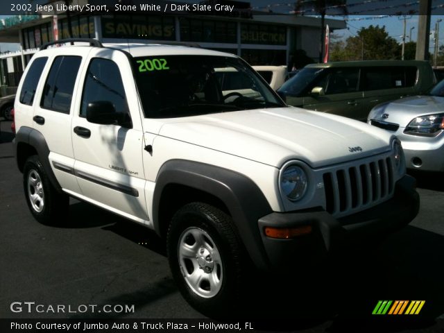 2002 Jeep Liberty Sport in Stone White