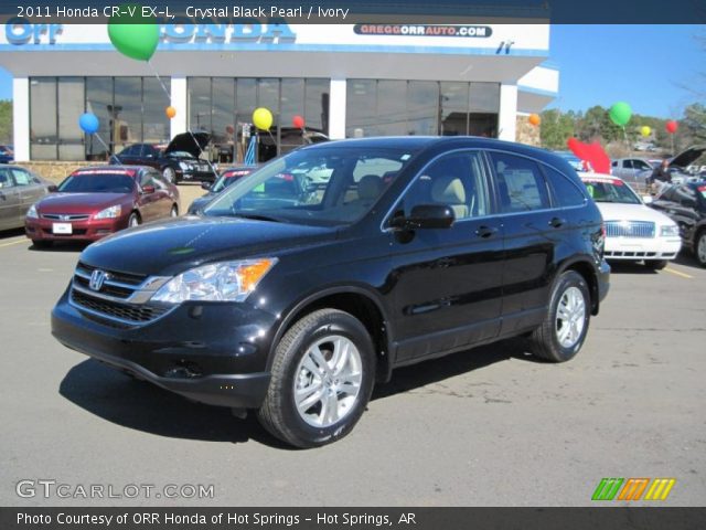 2011 Honda CR-V EX-L in Crystal Black Pearl