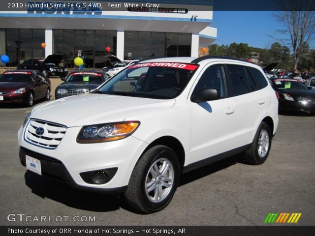 2010 Hyundai Santa Fe GLS 4WD in Pearl White