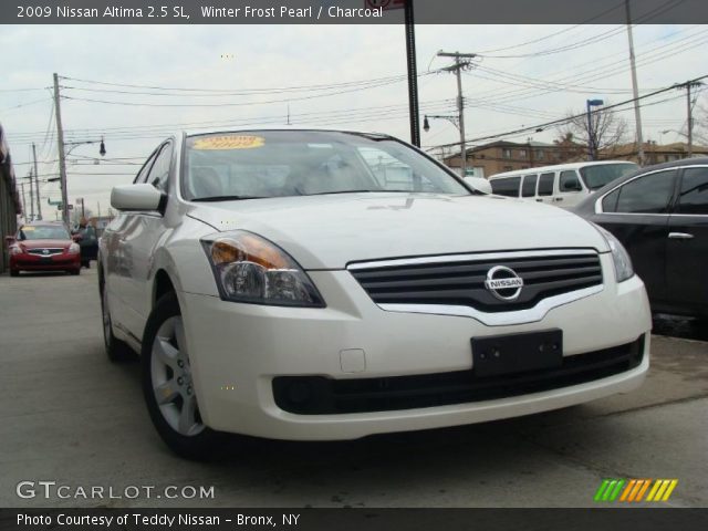 2009 Nissan Altima 2.5 SL in Winter Frost Pearl