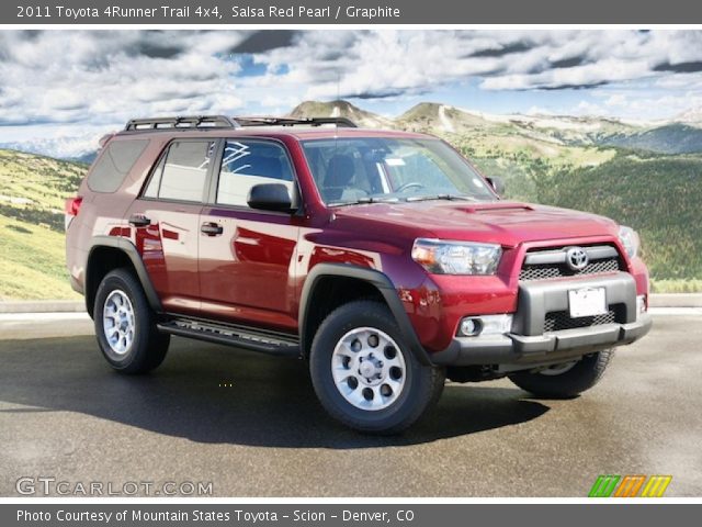 2011 Toyota 4Runner Trail 4x4 in Salsa Red Pearl