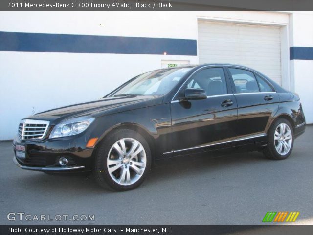 2011 Mercedes-Benz C 300 Luxury 4Matic in Black