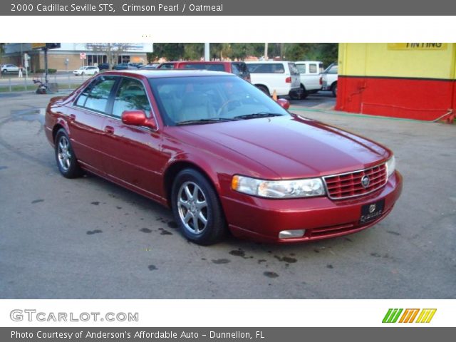 2000 Cadillac Seville STS in Crimson Pearl