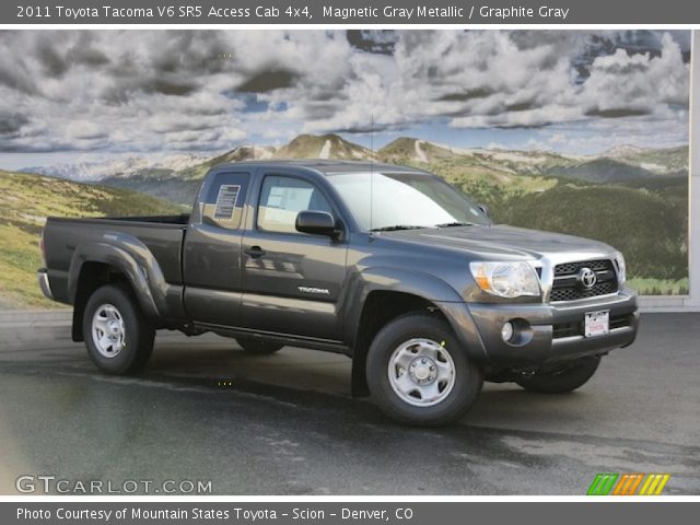 2011 Toyota Tacoma V6 SR5 Access Cab 4x4 in Magnetic Gray Metallic