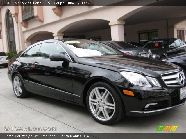 2010 Mercedes-Benz E 350 Coupe in Black