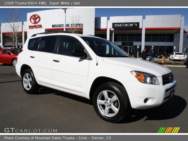 2008 Toyota RAV4 4WD in Super White