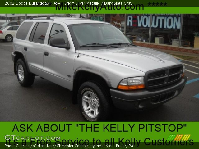 2002 Dodge Durango SXT 4x4 in Bright Silver Metallic