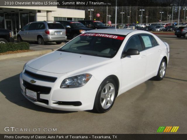 2010 Chevrolet Malibu LS Sedan in Summit White