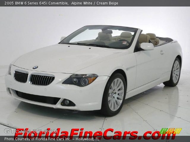 2005 BMW 6 Series 645i Convertible in Alpine White