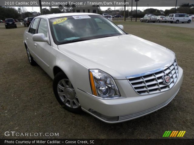 2010 Cadillac DTS  in White Diamond Tri-coat