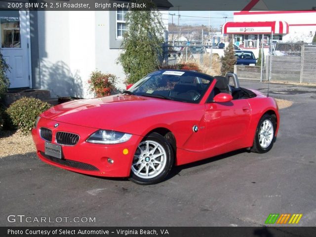 2005 BMW Z4 2.5i Roadster in Bright Red