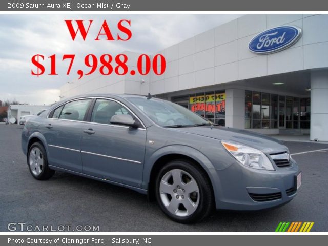 2009 Saturn Aura XE in Ocean Mist
