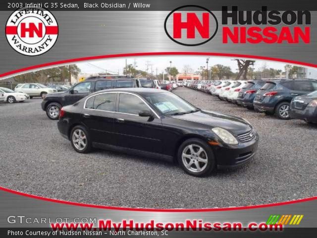 2003 Infiniti G 35 Sedan in Black Obsidian