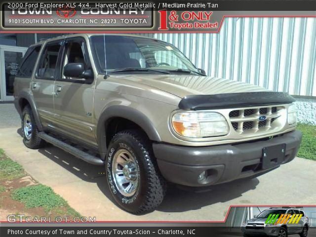 2000 Ford Explorer XLS 4x4 in Harvest Gold Metallic