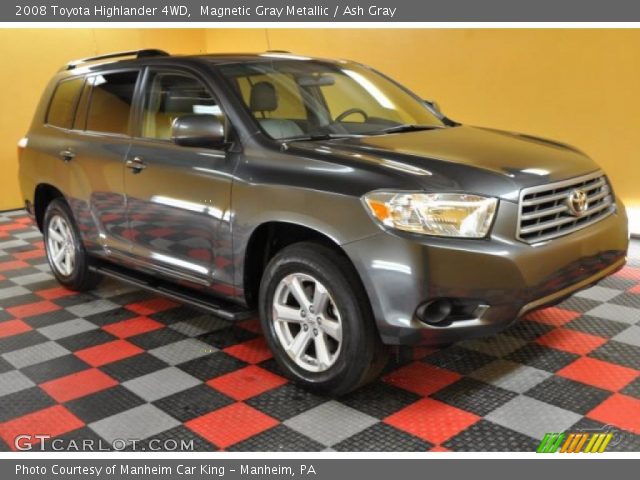 2008 Toyota Highlander 4WD in Magnetic Gray Metallic