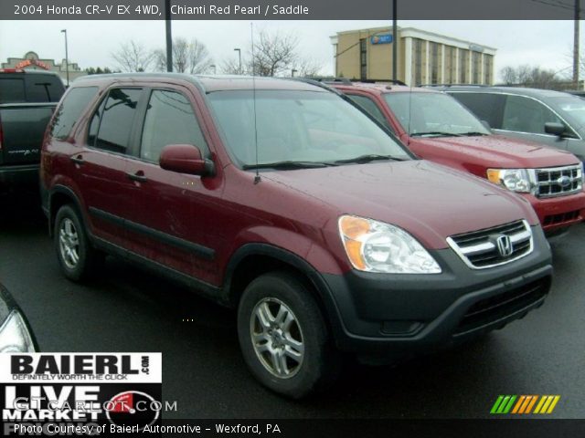 2004 Honda CR-V EX 4WD in Chianti Red Pearl