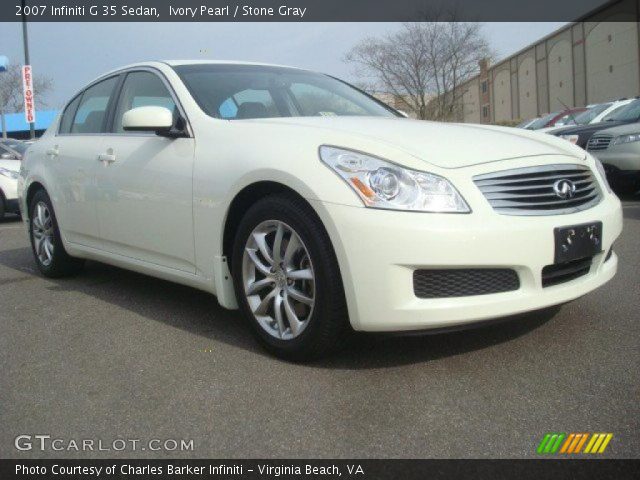 2007 Infiniti G 35 Sedan in Ivory Pearl